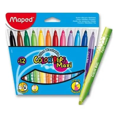 Popisovač Maped ColorPeps Maxi 12 barev