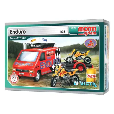 Beneš a Lát Stavebnice Monti 49 Enduro Renault Trafic 1:35