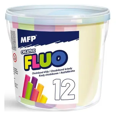 MFP paper Křídy chodníkové barevné MFP Fluo 12ks