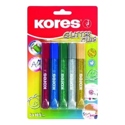 Lepidlo Kores Glitter Glue 10,5ml 5 barev