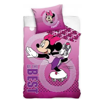 Jerry Fabrics Povlečení Minnie na bruslích