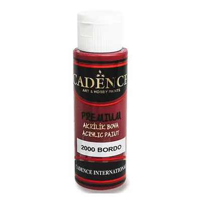 Cadence Akrylové barvy Cadence Premium 70ml vínová