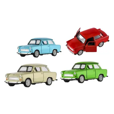 Dromader Auto Welly Trabant 601 Klasic kov/plast 11cm na volný chod 4 barvy