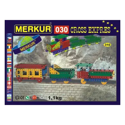 Merkur Toys Stavebnice MERKUR 030 Cross expres 10 modelů 310ks