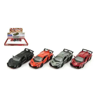 Teddies Auto Kinsmart Lamborghini Veneno kov 13cm na zpětné natažení