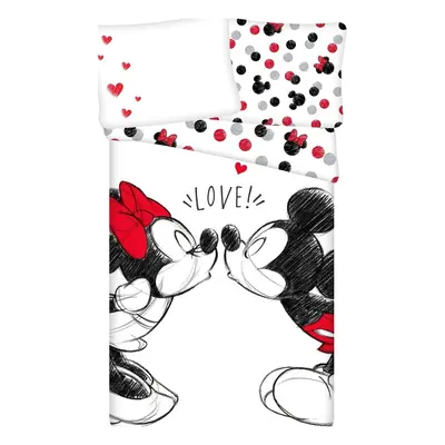 Jerry Fabrics Povlečení Mickey and Minnie Love 04