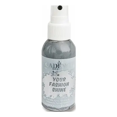 Cadence Barvy na textil Cadence Your Fashion Shine šedá 100ml sprej