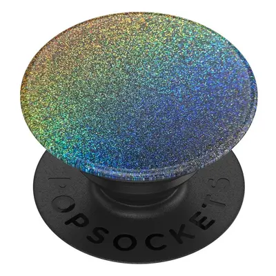 PopSockets PopGrip Gen.2, Midnight Flare, stříbrnošedý s třpytkami, holografický efekt