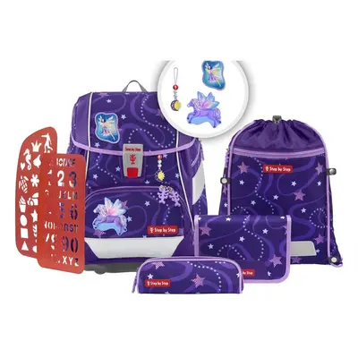 Školní aktovka/batoh 2IN1 PLUS pro prvňáčky – 6dílný set, Step by Step Pegasus Emily