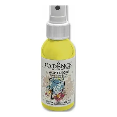 Cadence Barvy na textil Cadence Your Fashion žlutá 100ml sprej