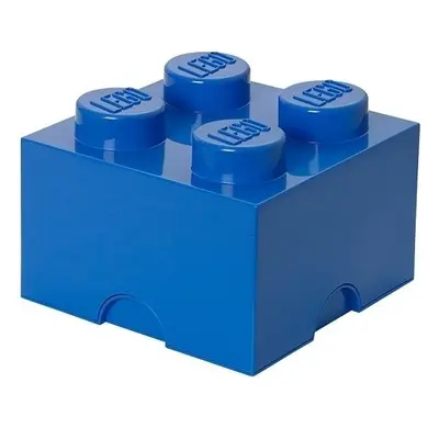 Lego úložný box 4 - modrý