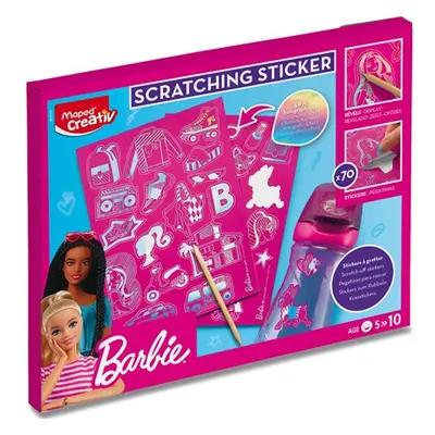 Maped Kreativní tvoření Creativ Barbie Scratching Sticker