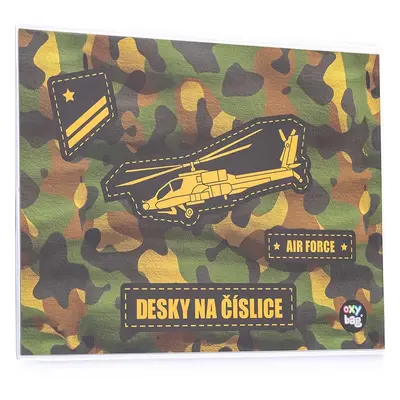 Desky na číslice Helikoptéra