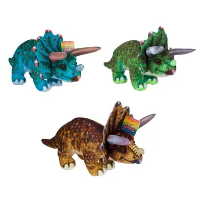 Teddies Dinosaurus/Ceratopsian plyš 3 barvy 24m+