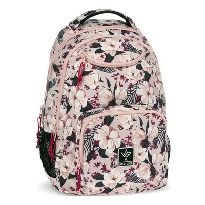 Ars una Studentský batoh Flowery Pink AU6