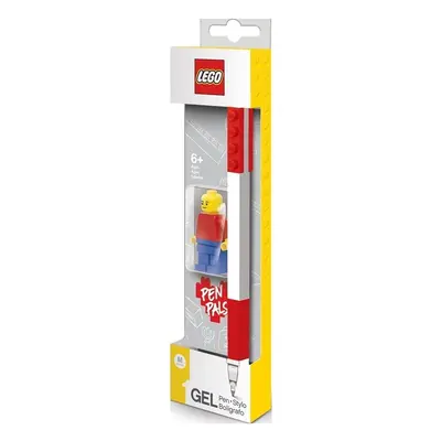 Lego Gelové pero s minifigurkou, červené - 1 ks