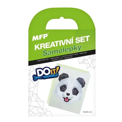 kreativní set - samolepky panda 1042137