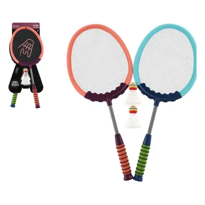 Teddies Sada badminton 2 pálky/látka 60cm 2 ks míček/košíček