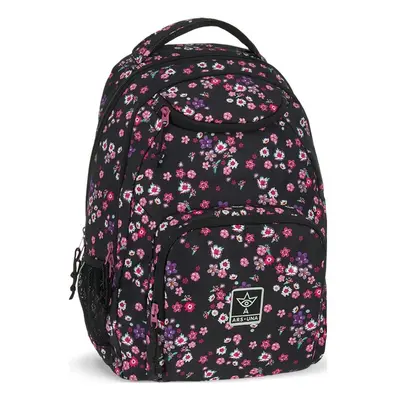 Ars una Studentský batoh Peral Blossom Black AU6