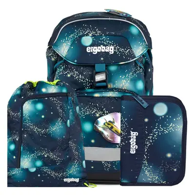 Ergobag Školní batoh pro prvňáčka Prime Galaxy space SET