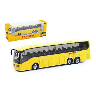 Autobus RegioJet kov/plast 18,5cm na zpětné natažení