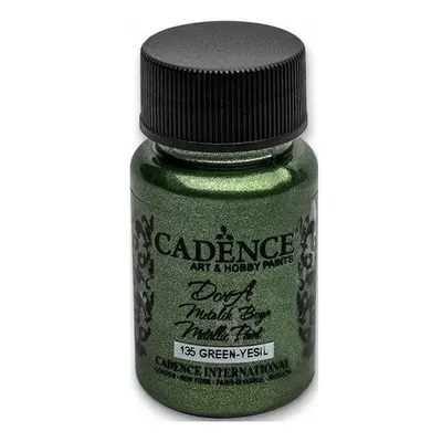 Cadence Akrylové barvy Cadence Dora Metalic 50ml zelená