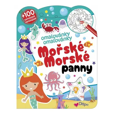 Omalovánky se samolepkami - Mořské panny