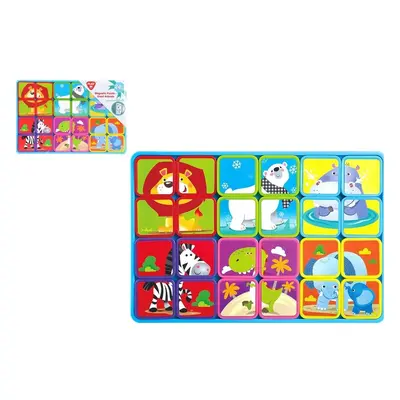 Teddies Puzzle magnetické deskové zvířata