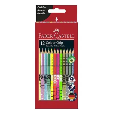 Faber-Castell Pastelky Faber-Castell Grip 2001 speciální edice 12 barev