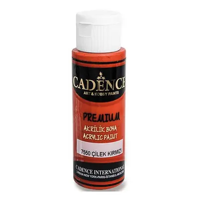 Cadence Akrylové barvy Cadence Premium 70ml červená