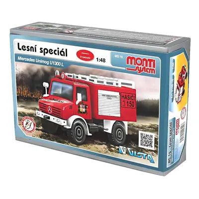 Beneš a Lát Stavebnice Monti 16 Fire Brigade Mercedes Unimog 1:48