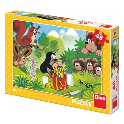 Dino Puzzle Krtek a svačina 48 dílků