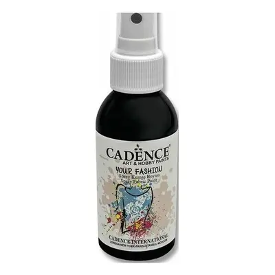 Cadence Barvy na textil Cadence Your Fashion černá 100ml sprej