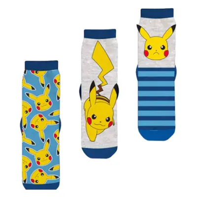 Sun City Ponožky Pokémon 3pack modré, 23-26