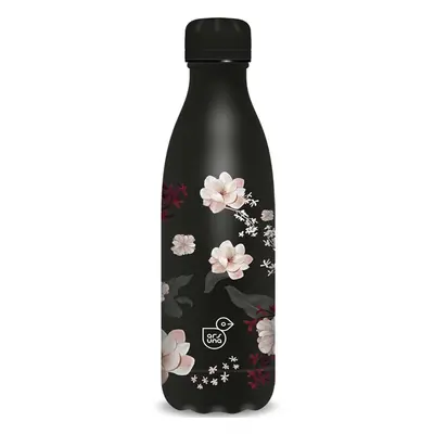 Ars Una Termoláhev Flowery Black 500 ml