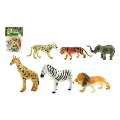 Teddies Zvířátka safari ZOO 6ks 10cm