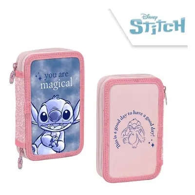 Školní penál Stitch dvoupatrový