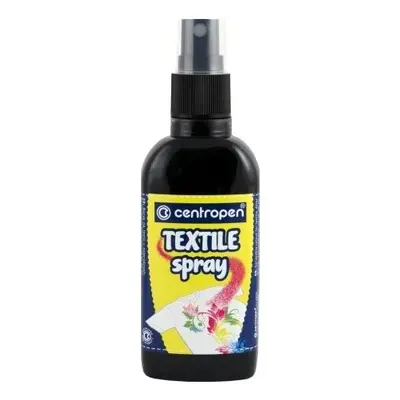 Centropen Barvy na textil 1139 černá 100ml sprej