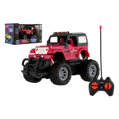 Teddies Auto RC terénní 14cm červené