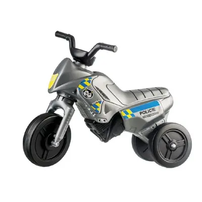 Teddies Odrážedlo Enduro Yupee Policie malé výška sedadla 26cm nosnost do 25kg