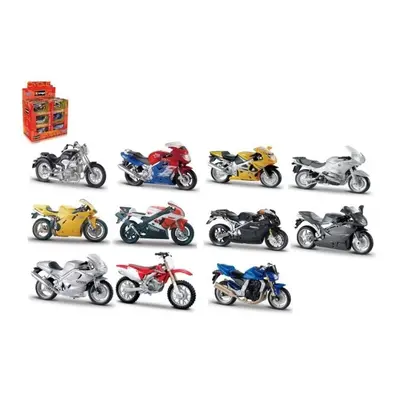 Bburago Motorka kov/plast 11-12cm 1:18 mix druhů