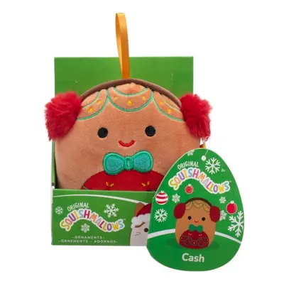 Jazwares SQUISHMALLOWS Vánoční ozdoba Perníček - Cash, 10 cm