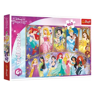 Trefl Puzzle Portréty princezen Disney 160 dílků