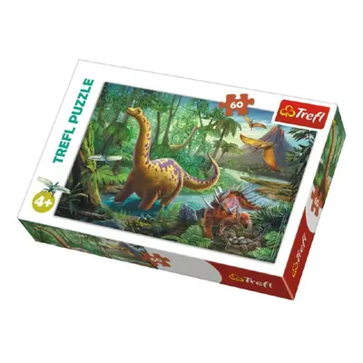 Trefl Puzzle Dinosauři 33x22cm 60 dílků