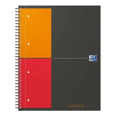 Blok spirálový Oxford International Notebook A4+, čtverečkovaný