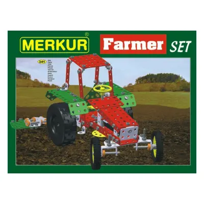 Merkur Toys Stavebnice MERKUR Farmer Set 20 modelů 341ks