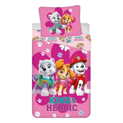 Jerry Fabrics Povlečení Paw Patrol PP 475 Heroic 140x200, 70x90 cm