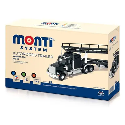 Beneš a Lát Stavebnice Monti 39 Autorodeo trailer Western star 1:48