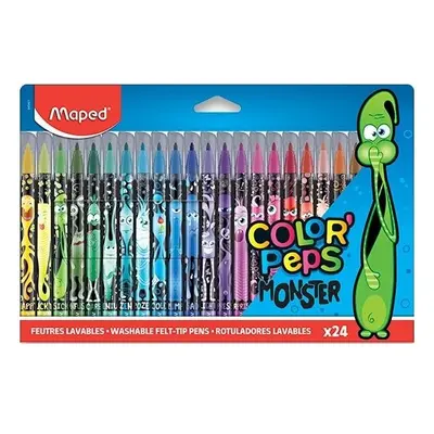 Maped Dětské fixy Maped Color'Peps Monster 24 barev