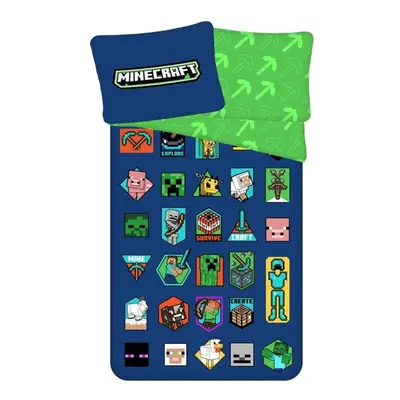 Jerry Fabrics Povlečení Minecraft Badges